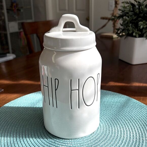 Rae Dunn Hip Hop Ceramic Canister - Picture 1 of 4